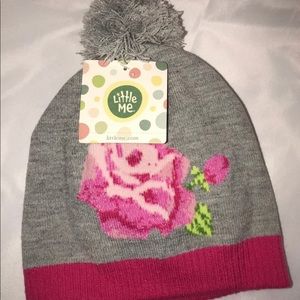 Little Me Beanie and Mitts set 2T-4T